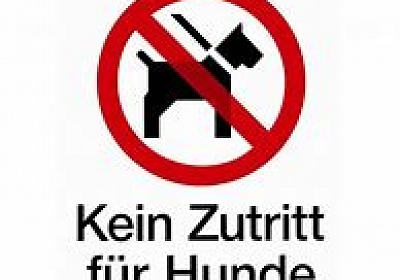 Kein Zutritt für Hunde