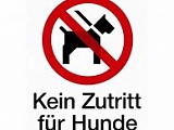 Kein Zutritt für Hunde